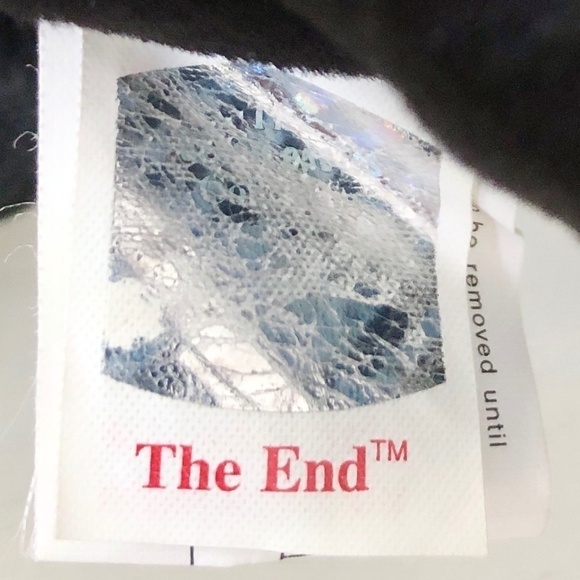 TY Beanie Baby, The End, Black, Bear, Vintage, 1999, Very Nice‎ Condition - Picture 10 of 11